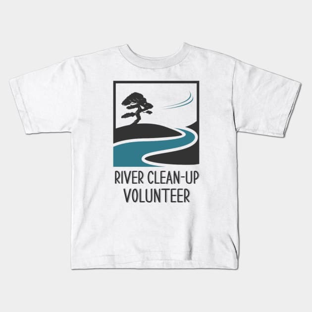 Generic River Clean-up Volunteer Kids T-Shirt by Xie